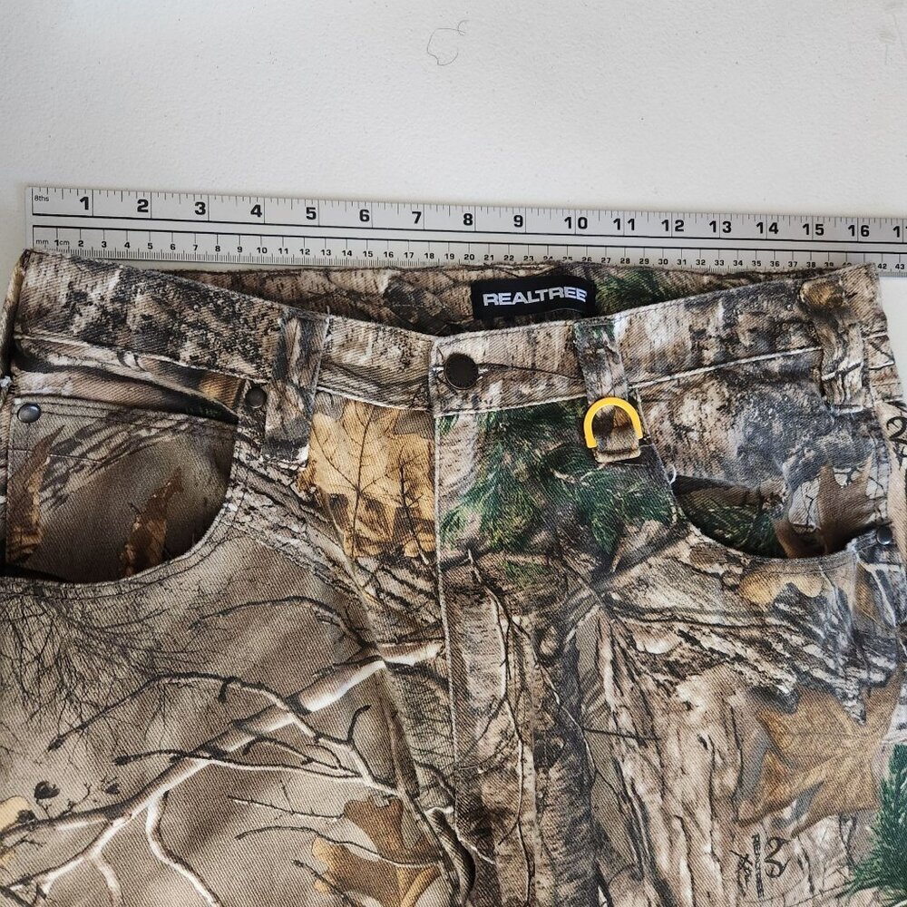 Realtree Mens Camouflage Hunting Pants 32x30 (acutal 29) Cotton Outdoor Gear Dur - Picture 5 of 14